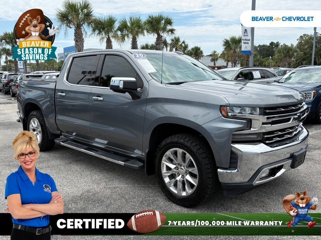 Used 2020 Chevrolet Silverado 1500 LTZ w/ LTZ Plus Package AWD/4WD image 9