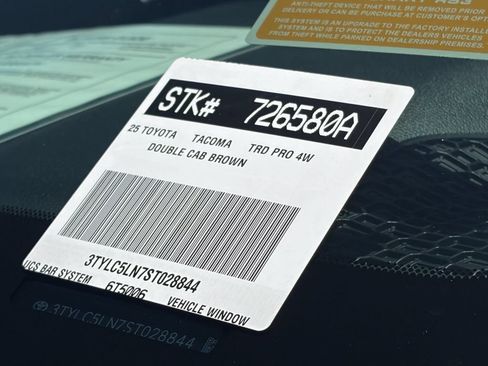Certified 2025 Toyota Tacoma TRD Pro AWD/4WD image 43