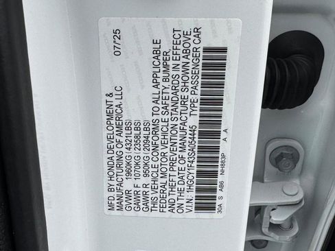 Certified 2025 Honda Accord SE image 26