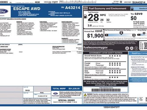 Used 2025 Ford Escape Active AWD/4WD image 6