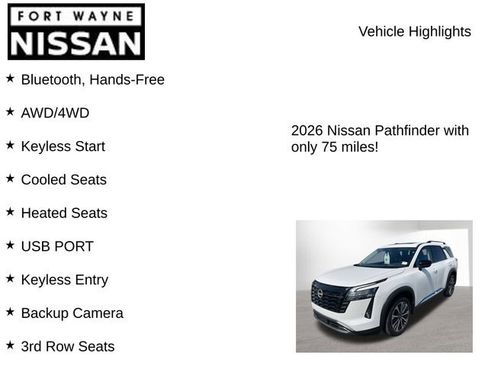 New 2026 Nissan Pathfinder Platinum w/ Cargo Package AWD/4WD image 8