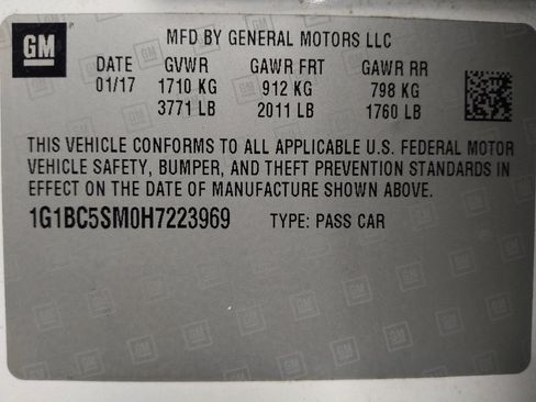 Used 2017 Chevrolet Cruze LS FWD image 33