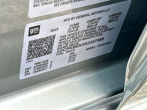 New 2025 Chevrolet Silverado 1500 Custom w/ Turbomax Blackout Package image 20