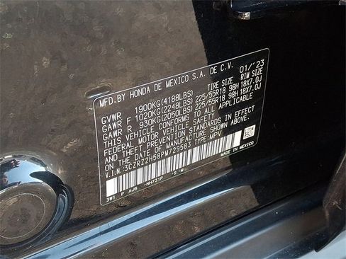 Certified 2023 Honda HR-V Sport image 27