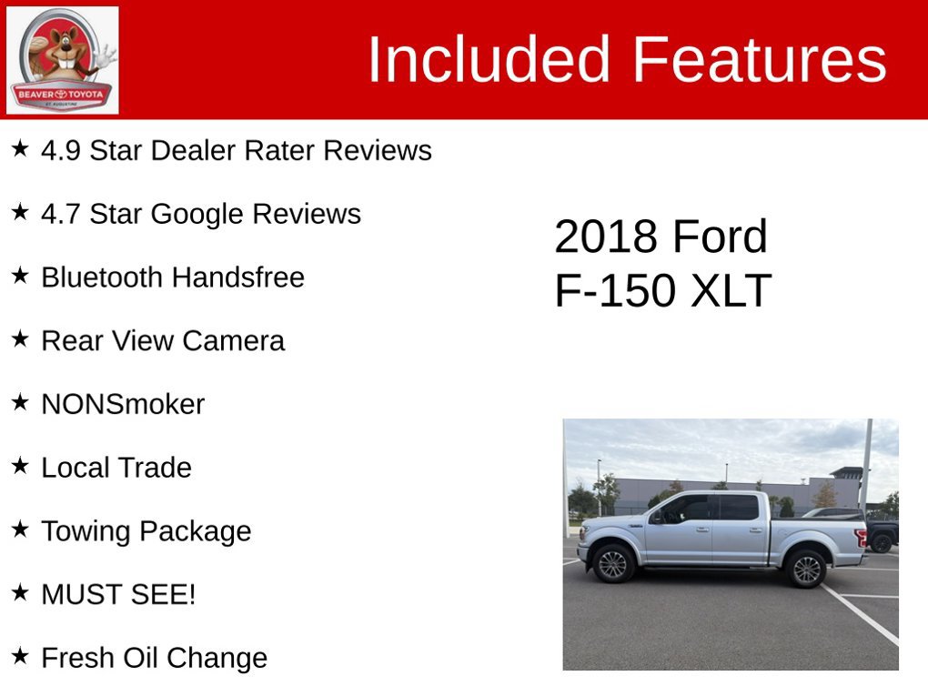 Used 2018 Ford F150 XLT w/ Equipment Group 302A Luxury RWD image 5