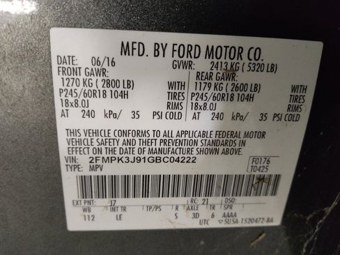 Used 2016 Ford Edge SEL w/ Equipment Group 201A FWD image 33