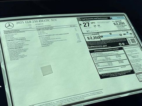 Certified 2025 Mercedes-Benz GLB 250 GLB 250 image 27