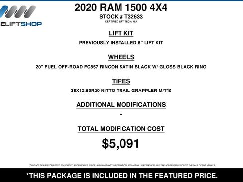 Used 2020 RAM 1500 Big Horn AWD/4WD image 2