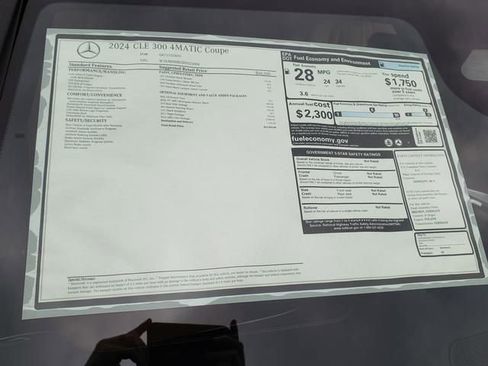 New 2024 Mercedes-Benz CLE 300 4MATIC Coupe image 32