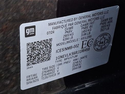 Used 2024 Chevrolet Traverse RS w/ LPO, Floor Liner Package AWD/4WD image 27