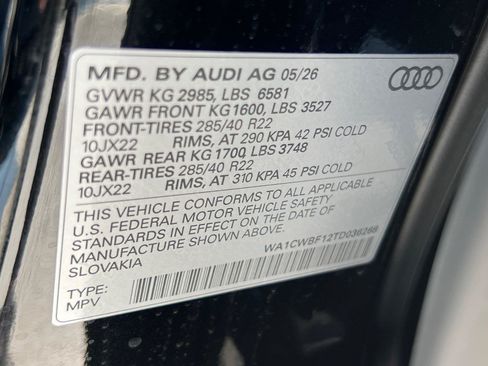 New 2026 Audi SQ8 Prestige AWD/4WD image 27