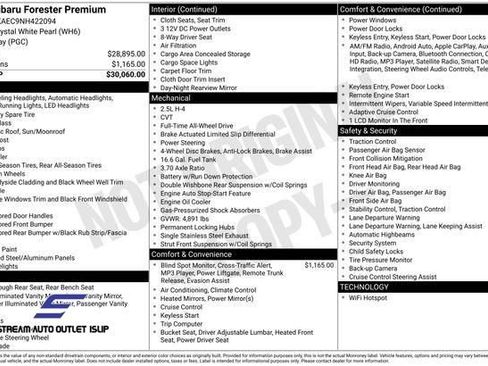 Used 2022 Subaru Forester Premium image 43