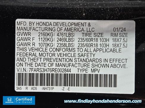 Certified 2024 Honda CR-V EX-L image 14