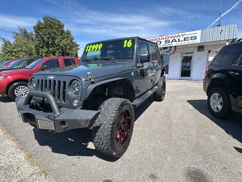 Used 2016 Jeep Wrangler Unlimited Sport w/ Quick Order Package 24S AWD/4WD image 1