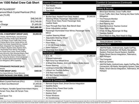 Used 2020 RAM 1500 Rebel w/ Rebel Level 2 Equipment Group AWD/4WD image 6