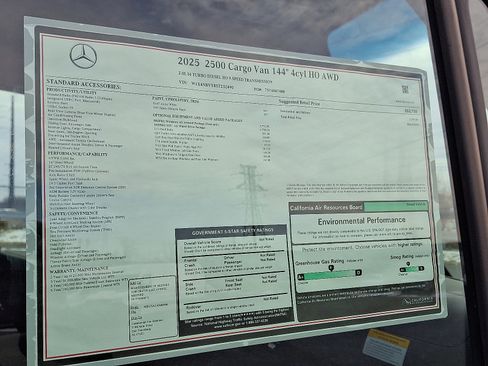New 2025 Mercedes-Benz Sprinter 2500 image 26