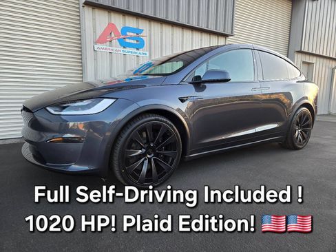 Used 2022 Tesla Model X Plaid AWD/4WD image 2