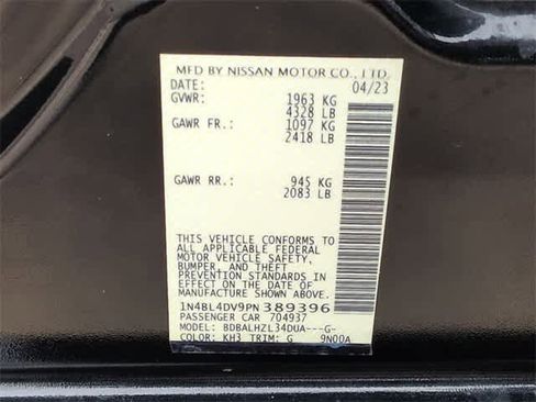 Used 2023 Nissan Altima 2.5 SV image 36