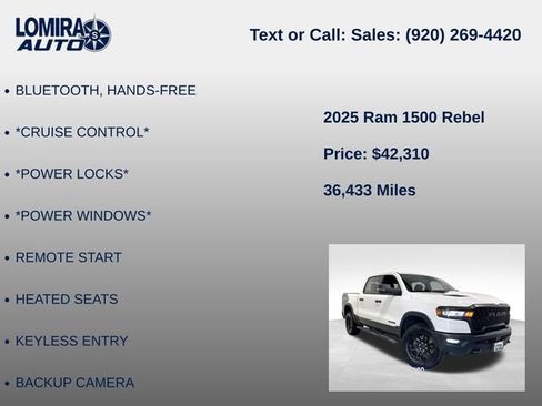 Used 2025 RAM 1500 Rebel AWD/4WD image 27