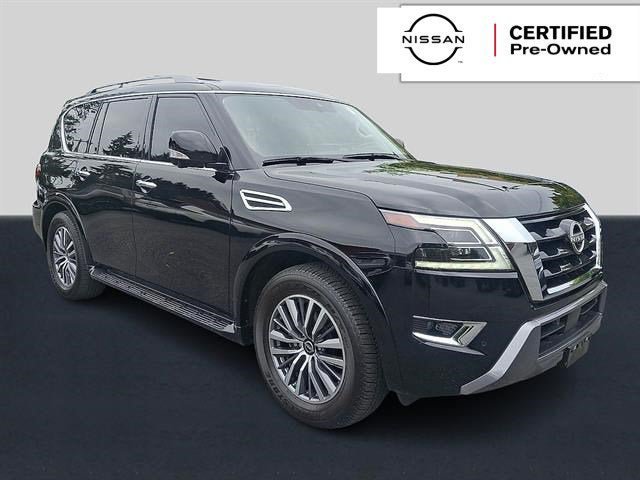 Certified 2023 Nissan Armada SL w/ Captain's Chairs Package AWD/4WD image 1