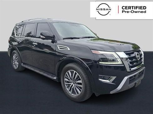 Certified 2023 Nissan Armada SL w/ Captain's Chairs Package AWD/4WD image 1