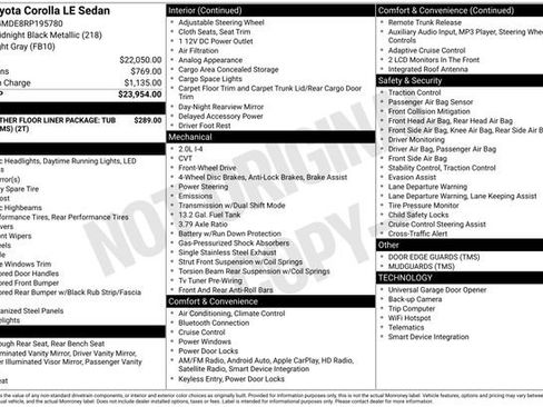 Used 2024 Toyota Corolla LE image 7