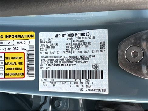 Used 2021 Ford Bronco Sport Badlands image 46