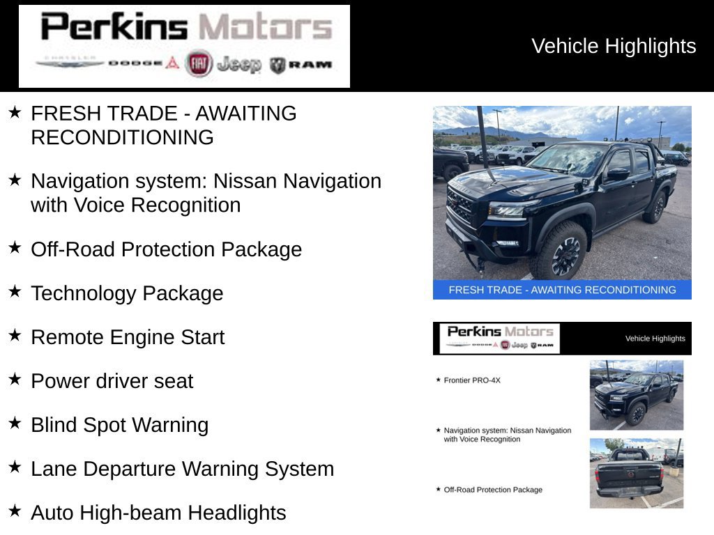 Used 2022 Nissan Frontier PRO-4X w/ Technology Package AWD/4WD image 7