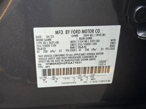 Certified 2023 Ford Explorer XLT w/ Equipment Group 202A AWD/4WD image 33