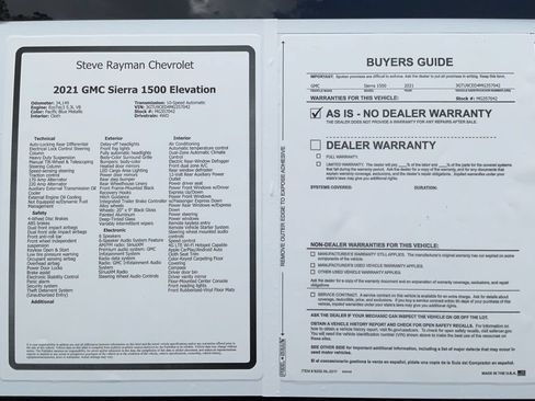 Used 2021 GMC Sierra 1500 Elevation AWD/4WD image 27