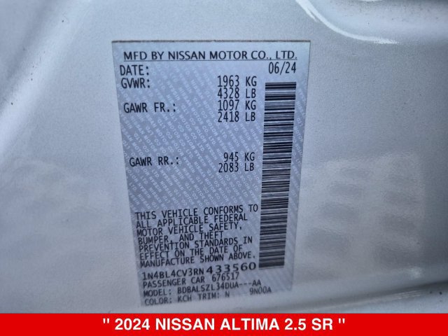Certified 2024 Nissan Altima 2.5 SR FWD image 40