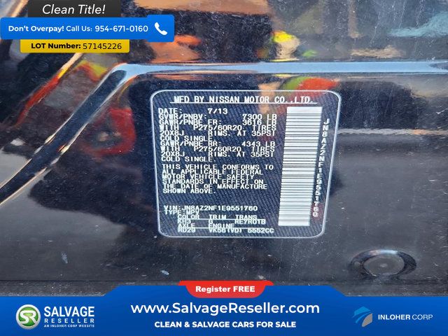 Used 2014 INFINITI QX80 2WD w/ Theater Package image 16