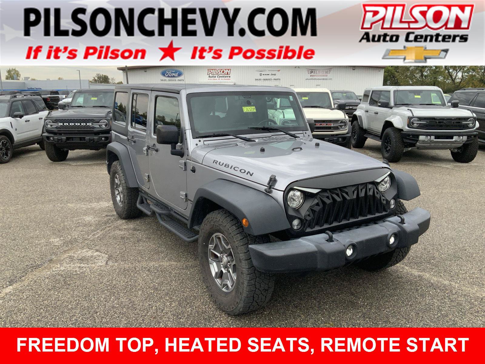 Used 2017 Jeep Wrangler Unlimited Rubicon w/ Cold Weather Group AWD/4WD image 1