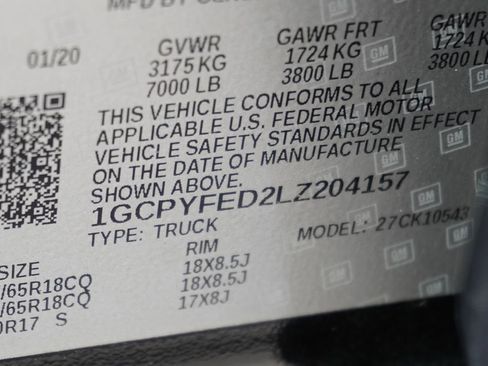 Used 2020 Chevrolet Silverado 1500 LT Trail Boss image 33