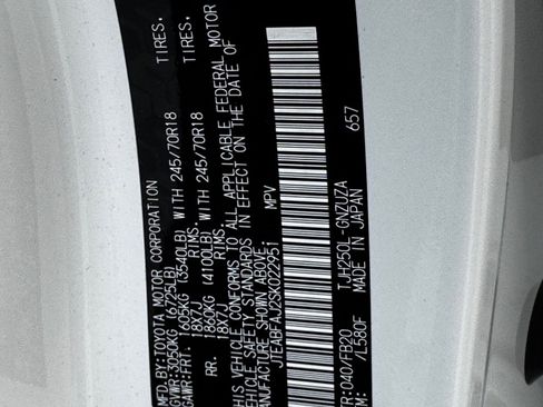 Used 2025 Toyota Land Cruiser 1958 image 30