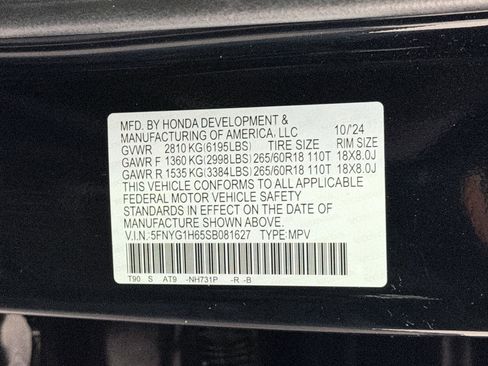 Certified 2025 Honda Pilot TrailSport image 21
