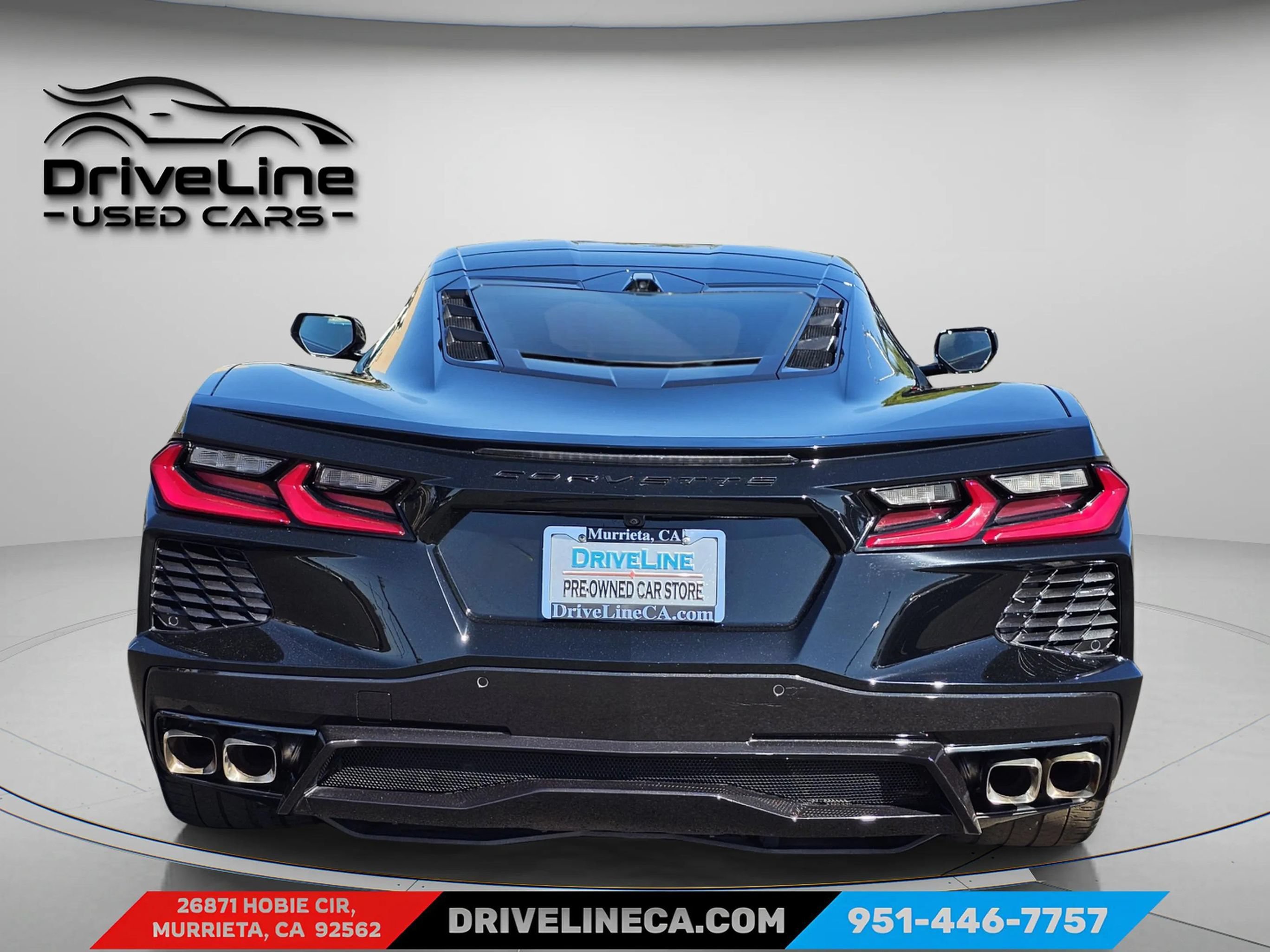 Used 2022 Chevrolet Corvette Stingray Preferred Cpe w/ Engine Appearance Package RWD image 3