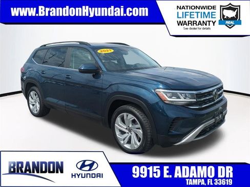 Used 2021 Volkswagen Atlas SE w/ Panoramic Sunroof Package AWD/4WD image 1