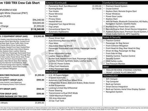 Used 2024 RAM 1500 TRX w/ TRX Level 2 Equipment Group image 30
