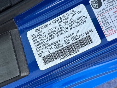 Used 2024 Nissan Z Performance w/ Floor Mat Package image 26