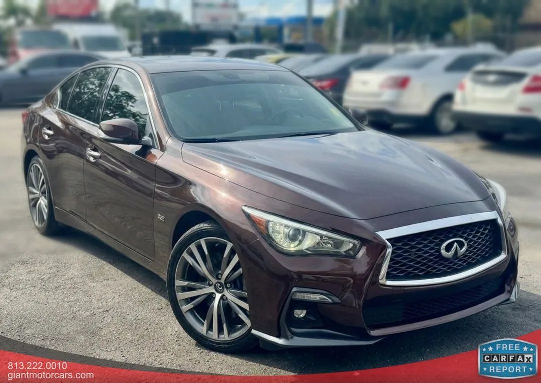 Used 2018 INFINITI Q50 Luxe AWD/4WD image 3