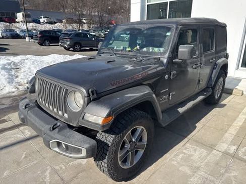 Used 2021 Jeep Wrangler Unlimited Sahara w/ Safety Group image 1