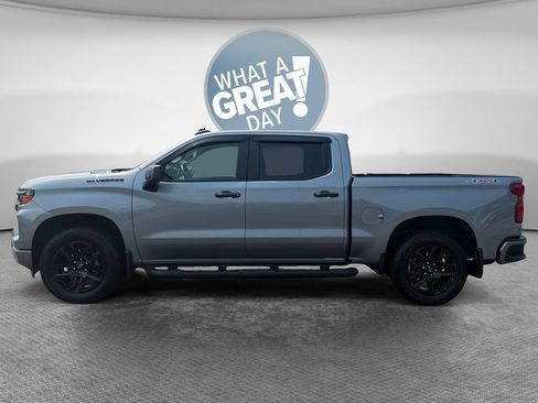Used 2025 Chevrolet Silverado 1500 Custom w/ Turbomax Blackout Package AWD/4WD image 7
