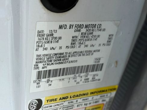 Used 2014 Ford Expedition EL King Ranch image 31