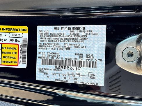 New 2025 Ford Mustang Dark Horse RWD image 8