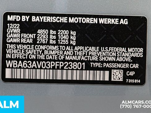 Used 2023 BMW 430i Gran Coupe w/ M Sport Package RWD image 61