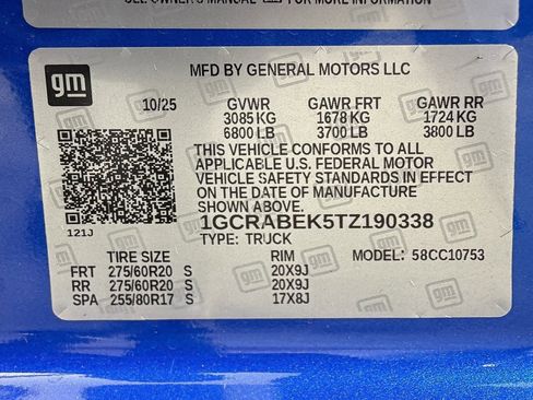 New 2026 Chevrolet Silverado 1500 Custom w/ LPO, Dark Essentials Package image 13