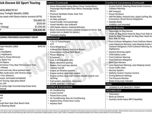Certified 2024 Buick Encore GX Sport Touring FWD image 5