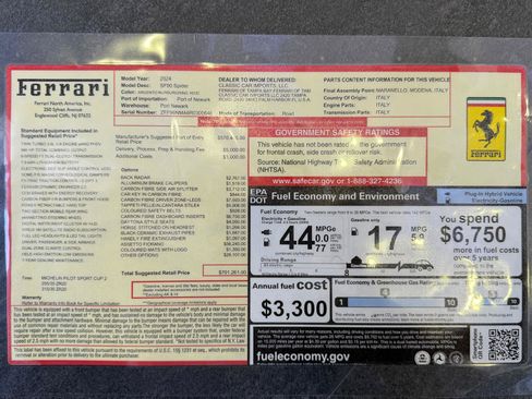 Used 2024 Ferrari SF90 Spider AWD/4WD image 2