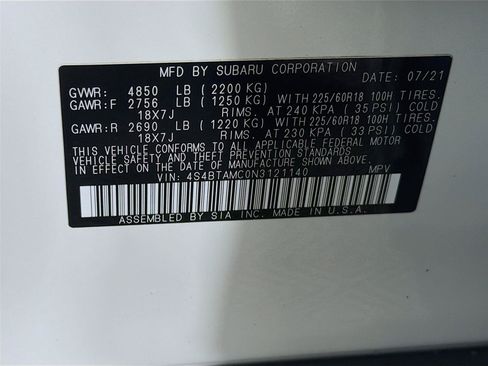 Used 2022 Subaru Outback Wilderness AWD/4WD image 39